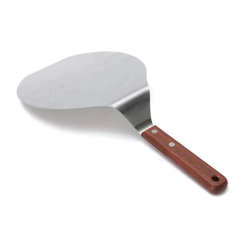Stainless Steel Pizza Shovels with Wood Handle Round Pizza Shovel by Bowlift