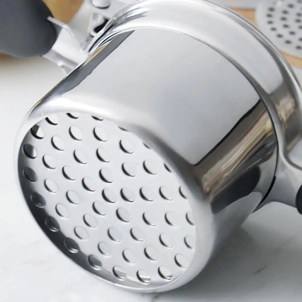 Stainless Steel Potato Ricer with 3 Interchangeable Fineness Discs by Bowlift
