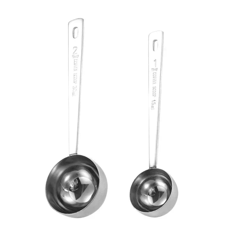 Stainless Steel Scoop Measuring Milk Coffee Bean Long Handle Spoon by Bowlift