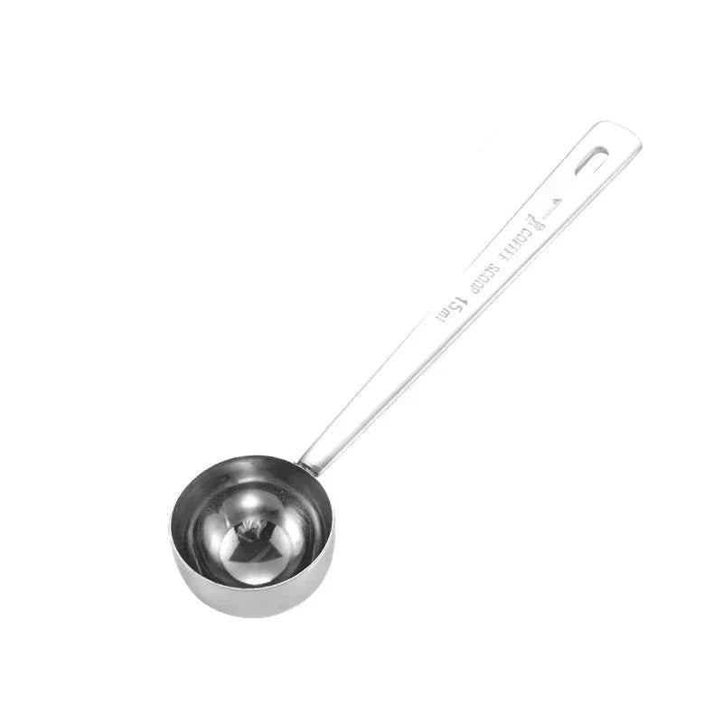 Stainless Steel Scoop Measuring Milk Coffee Bean Long Handle Spoon by Bowlift