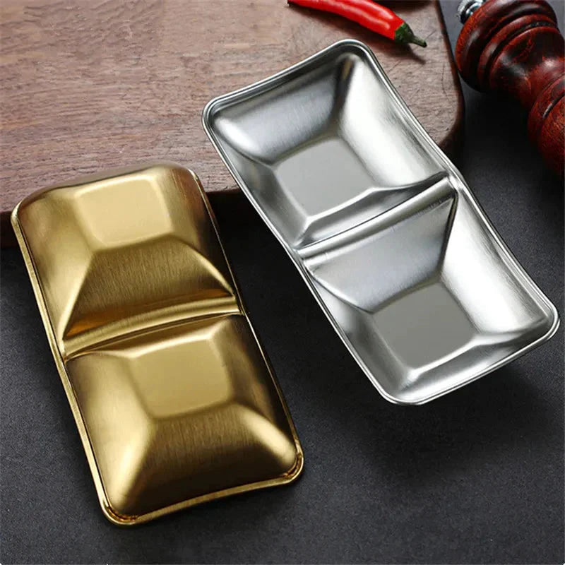 Stainless Steel Seasoning Dish Hot Pot Dipping Bowl Condiment Tray by Bowlift
