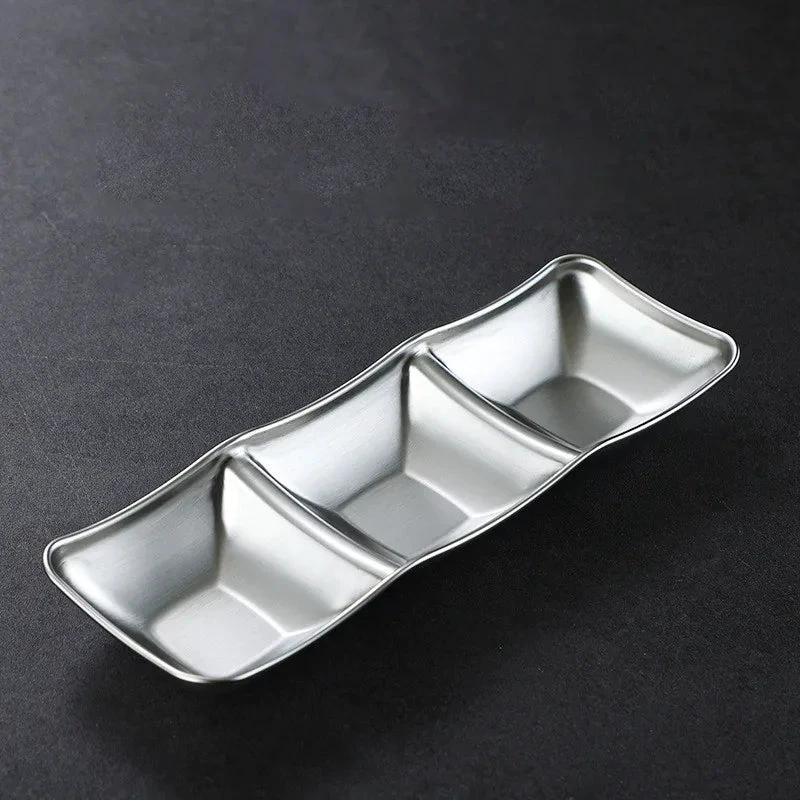 Stainless Steel Seasoning Dish Hot Pot Dipping Bowl Condiment Tray by Bowlift