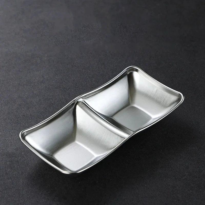 Stainless Steel Seasoning Dish Hot Pot Dipping Bowl Condiment Tray by Bowlift