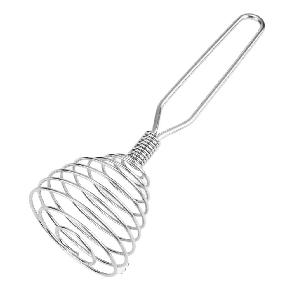 Stainless Steel Spiral Whisk Manual Blender Cooking Egg Sauce Stirrer by Bowlift