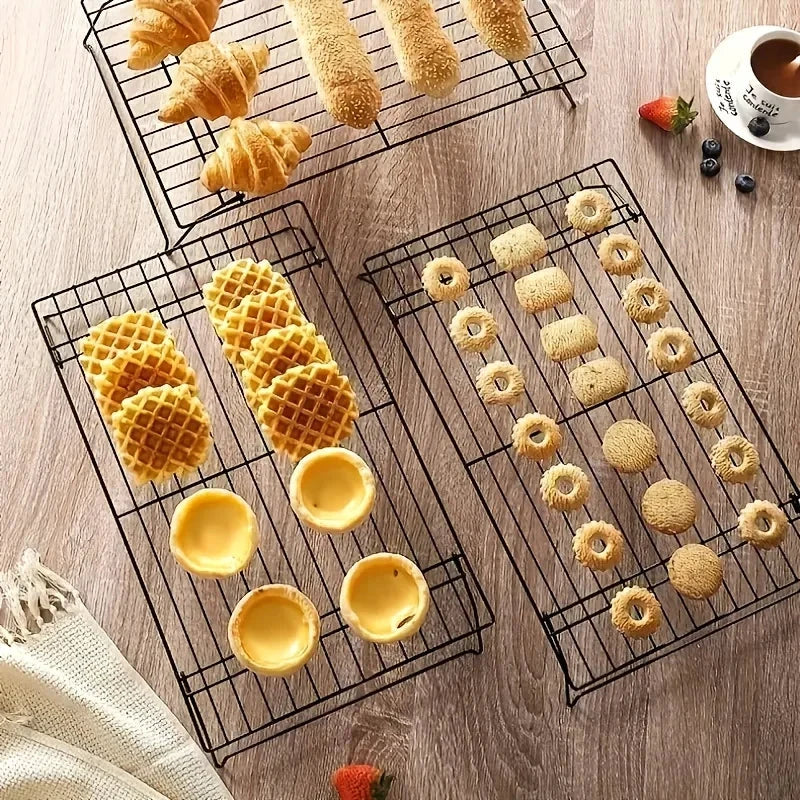 Stainless Steel Stackable Cooling Rack Nonstick Baking Cooling Grid by Bowlift