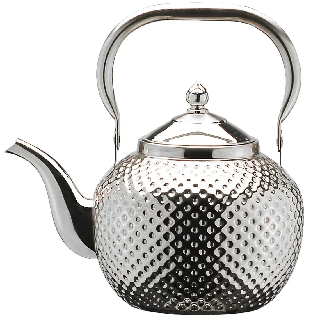 Stainless Steel Stove Top Kettle Restaurant Teapot with Removable Infuser by Bowlift