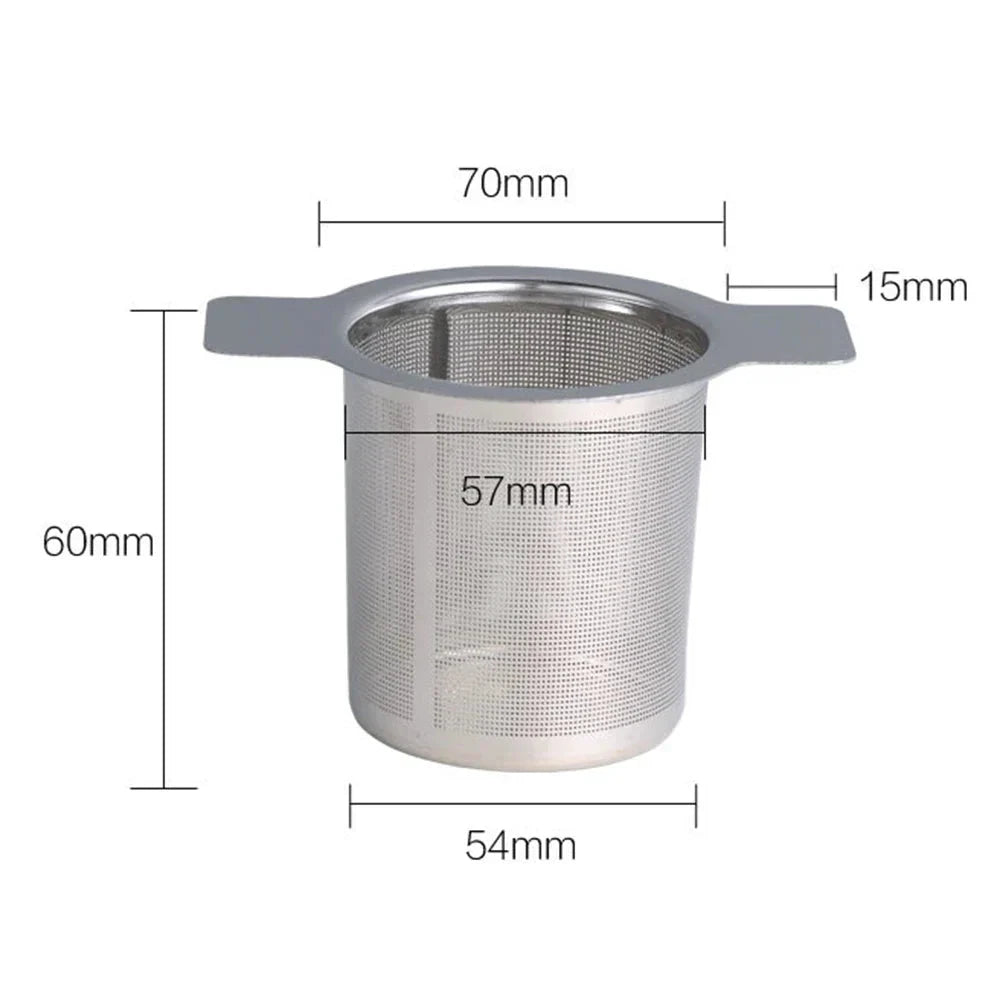 Stainless Steel Tea Leak Filter Reusable Tea Infuser Teapot Strainer by Bowlift