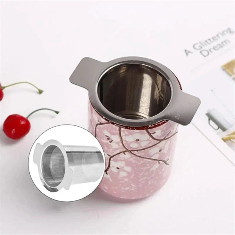 Stainless Steel Tea Leak Filter Reusable Tea Infuser Teapot Strainer by Bowlift