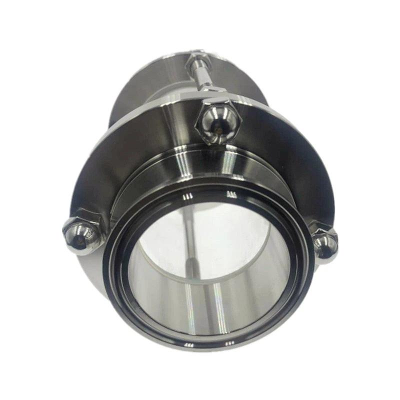 Stainless Steel Tri Clamp Type Flow Sight Glass Diopter For Homebrew by Bowlift