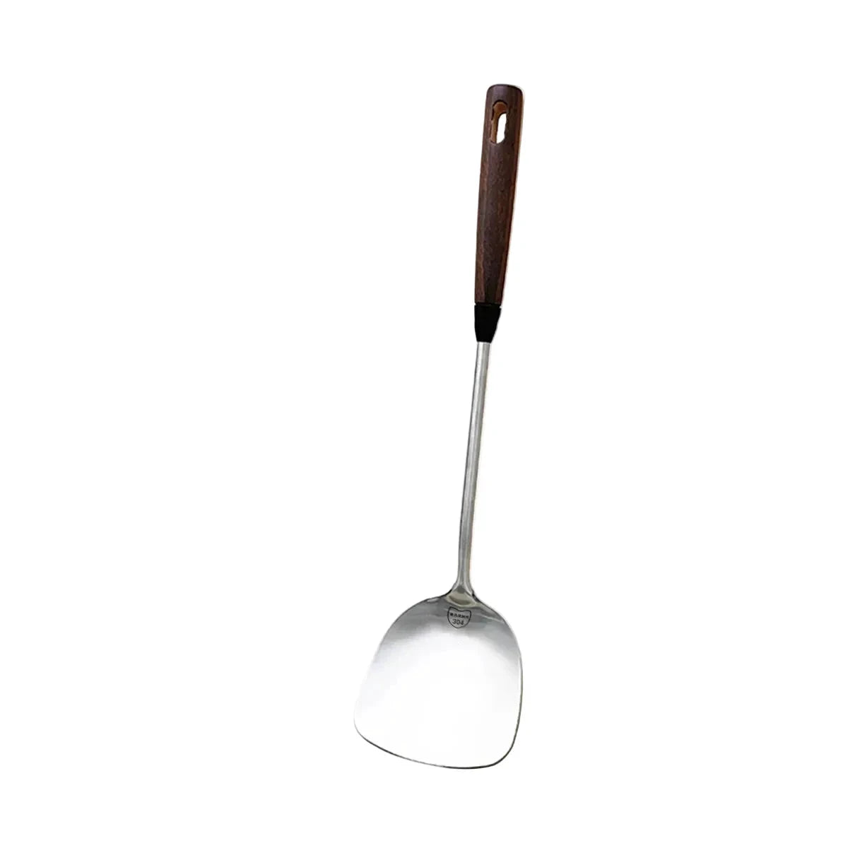 Stainless Steel Turner Wooden Handle Spatula Kitchen Cooking Utensils by Bowlift