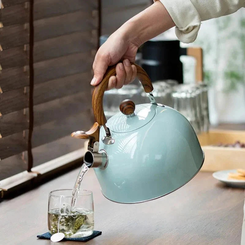Stainless Steel Whistle Kettle Thickened Kettle Gas Induction Cooker by Bowlift