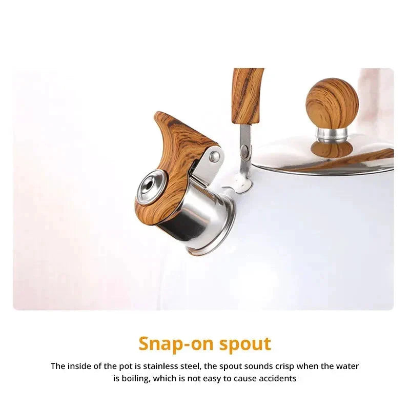 Stainless Steel Whistle Kettle Thickened Kettle Gas Induction Kettle by Bowlift