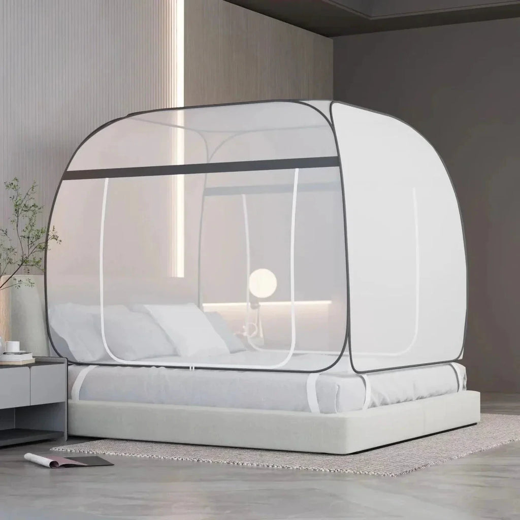 Starry Gray Mosquito Net – No-Installation Insect Protection for Relaxed Indoor and Outdoor Nights by BowLift