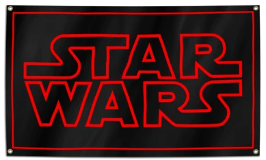 StarWars Flag -Star Wars Fag-3x5 FT Banner-100% polyester-2 Metal Grommets by flagsshop