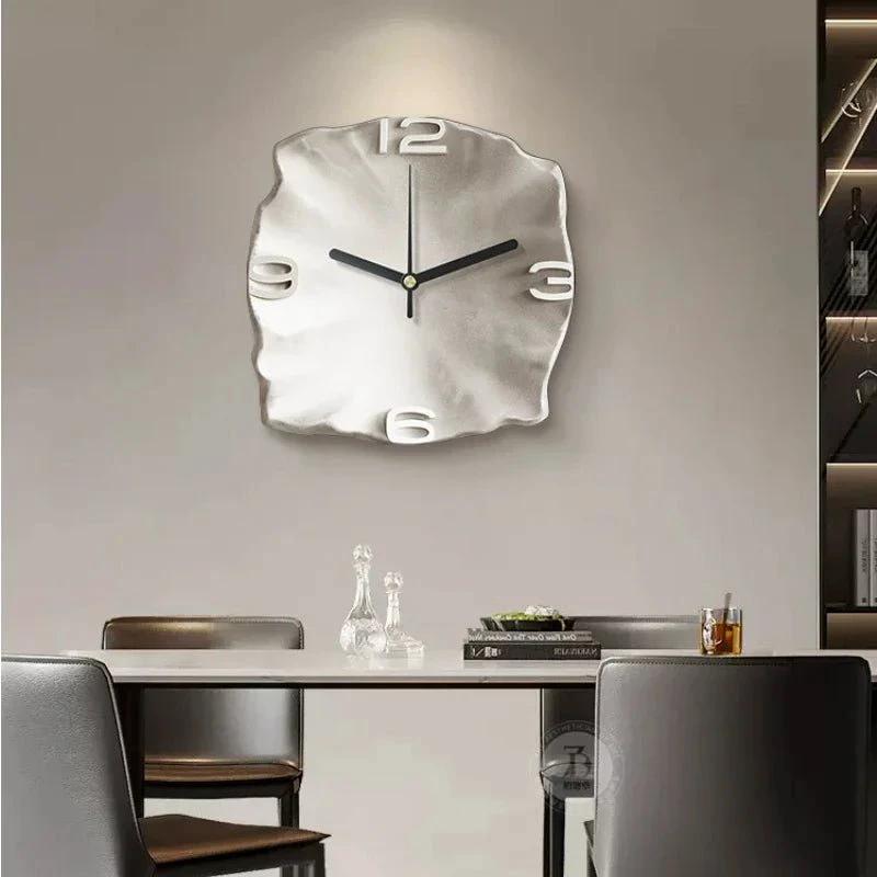 StoneAura – Modern Sandstone-Effect Wall Clock with Silent Quartz by BowLift