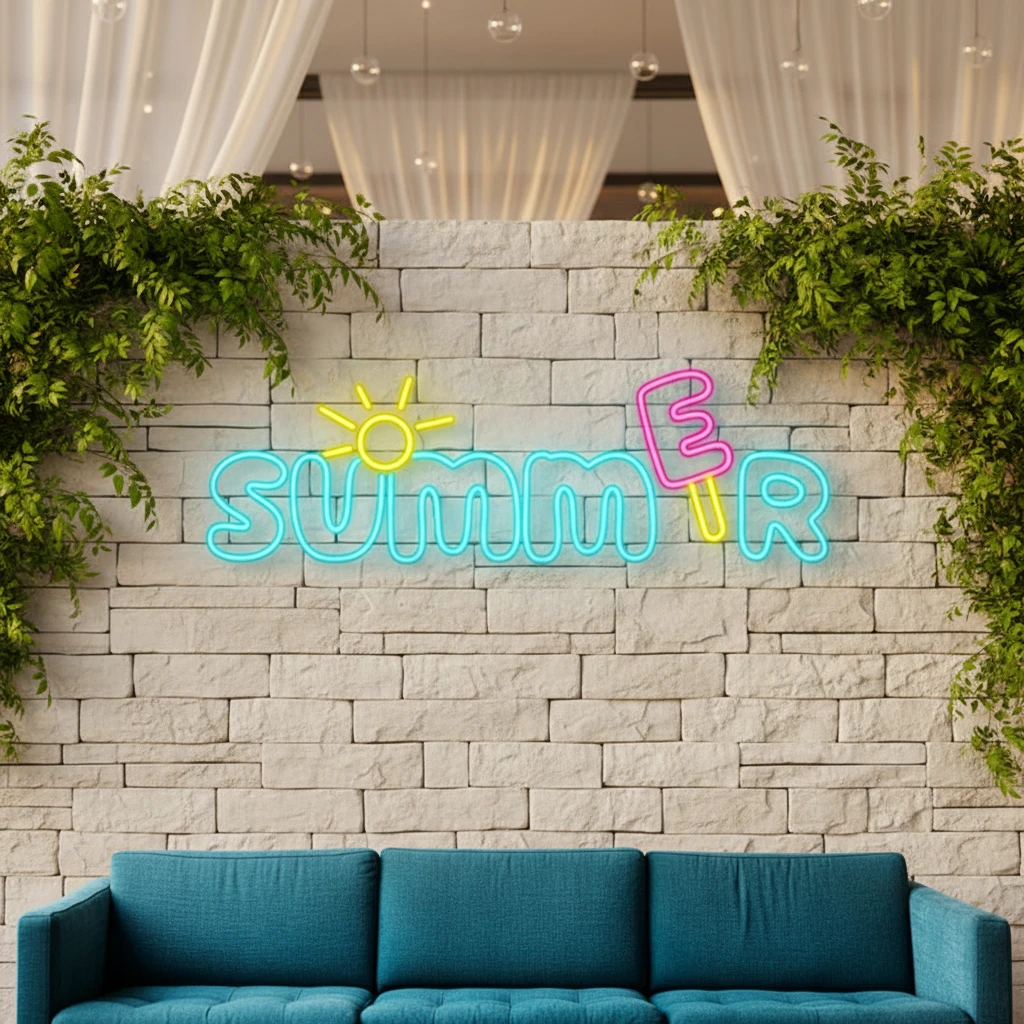Summer Led Neon Sign Home Party Decor Sign by Neonchics