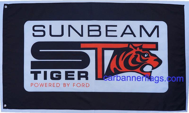 Sunbeam Tiger Flag-3x5ft Banner-100% polyester-Black by flagsshop