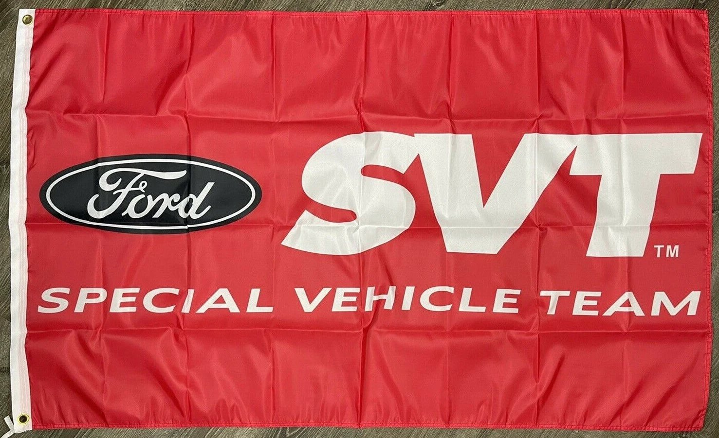 Ford SVT Flag-3x5 FT Banner-100% polyester-2 Metal Grommets by flagsshop