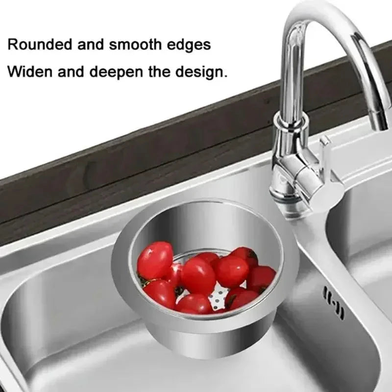 Swan Stainless Steel Sink Strainer Hanging Basket Kitchen Drain Filter by Bowlift