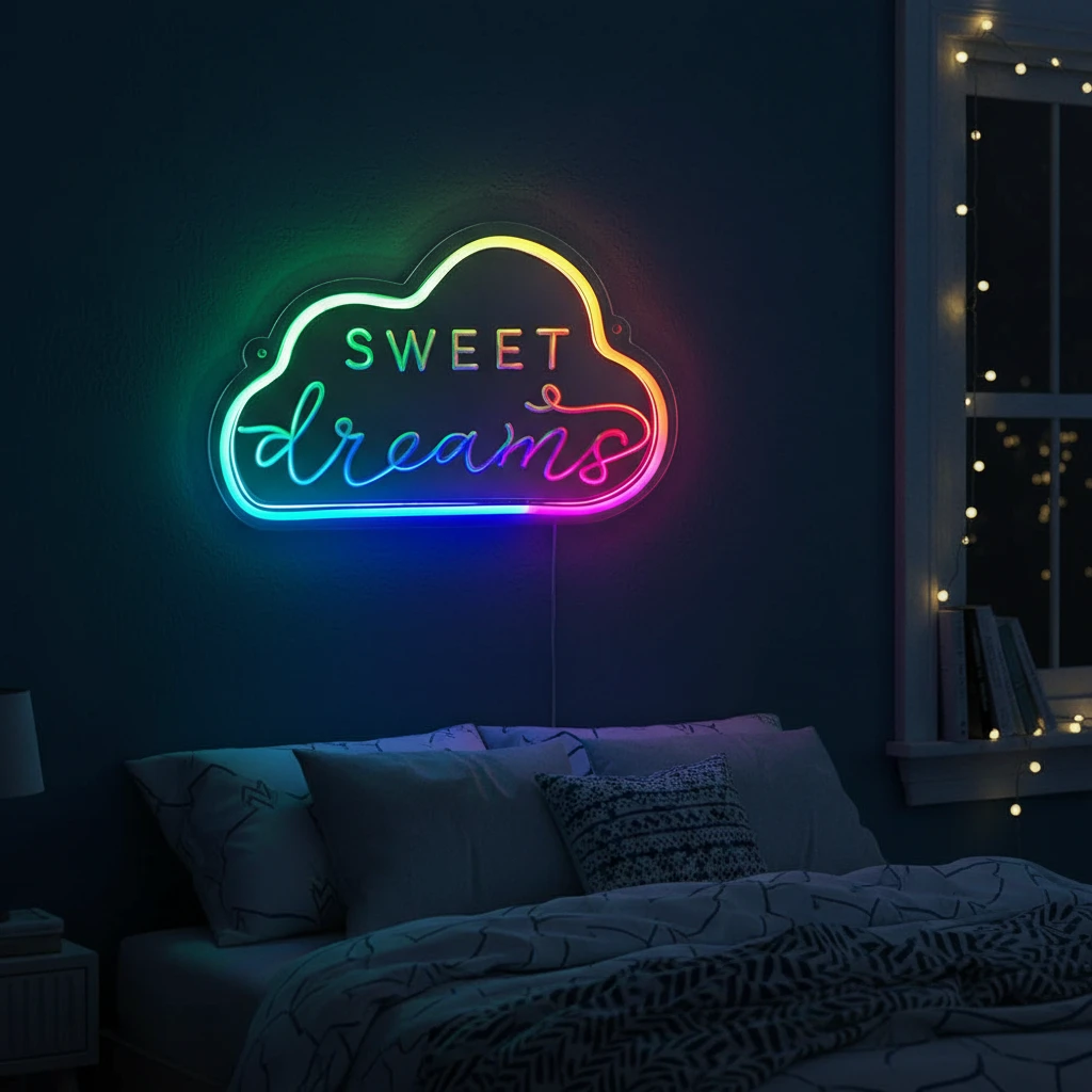 Mirror Neon Sign for Home&Shop Decor by Neonchics