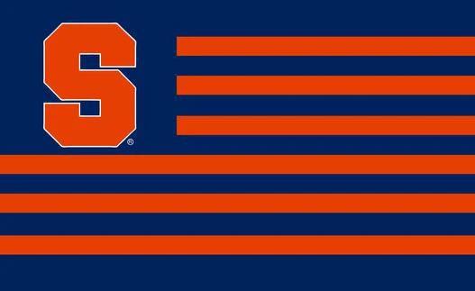 NCAA Syracuse University Flag 3 ' X 5 ' Fan bandera 150 X 90 CM Syracuse Orange Polyester Banner by flagsshop