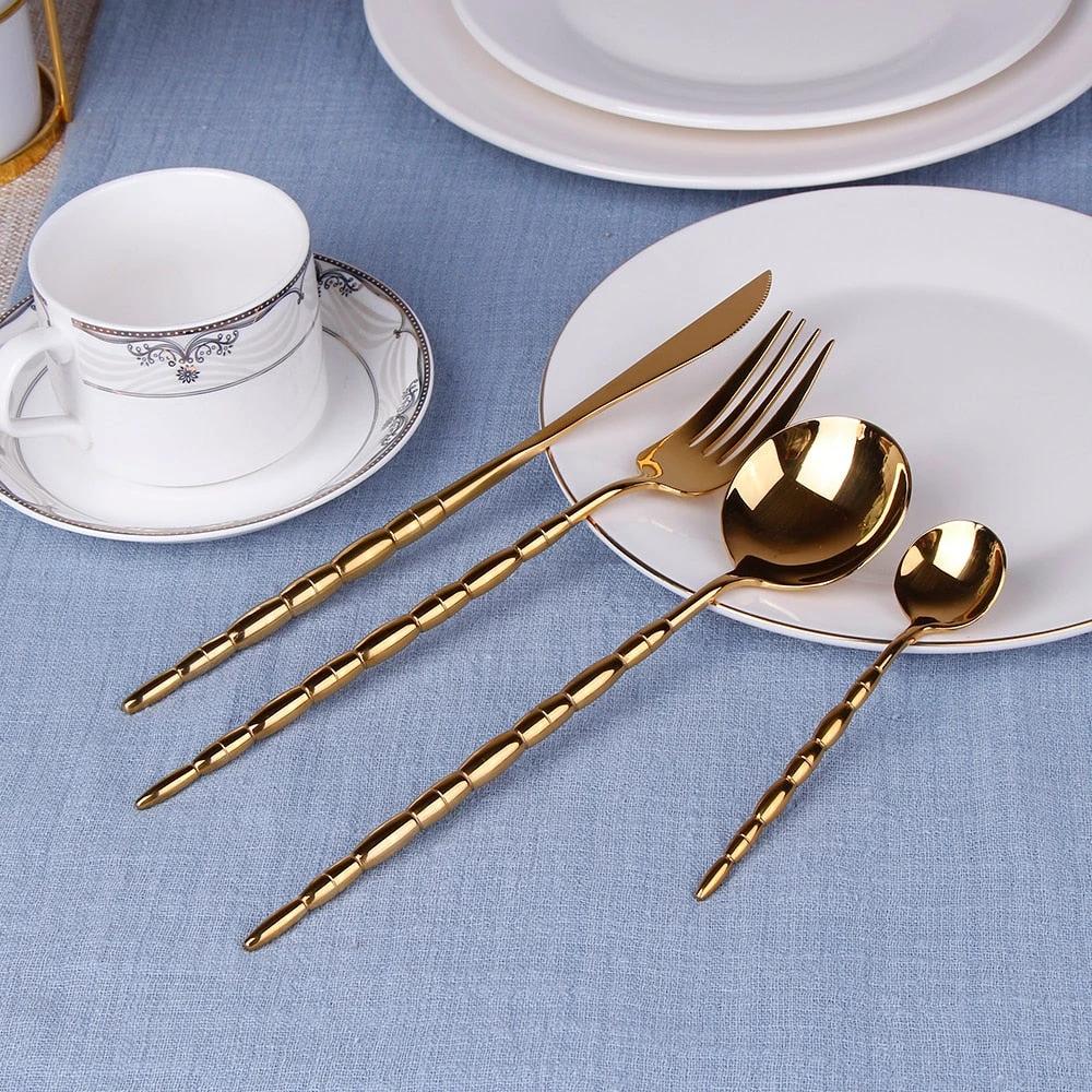 Tableware Stainless Steel Cutlery Set For Home Kitchen Utensils by Bowlift