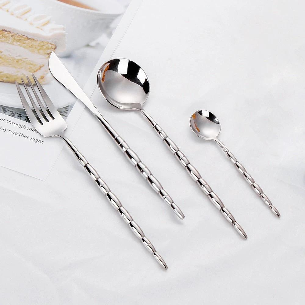 Tableware Stainless Steel Cutlery Set For Home Kitchen Utensils by Bowlift
