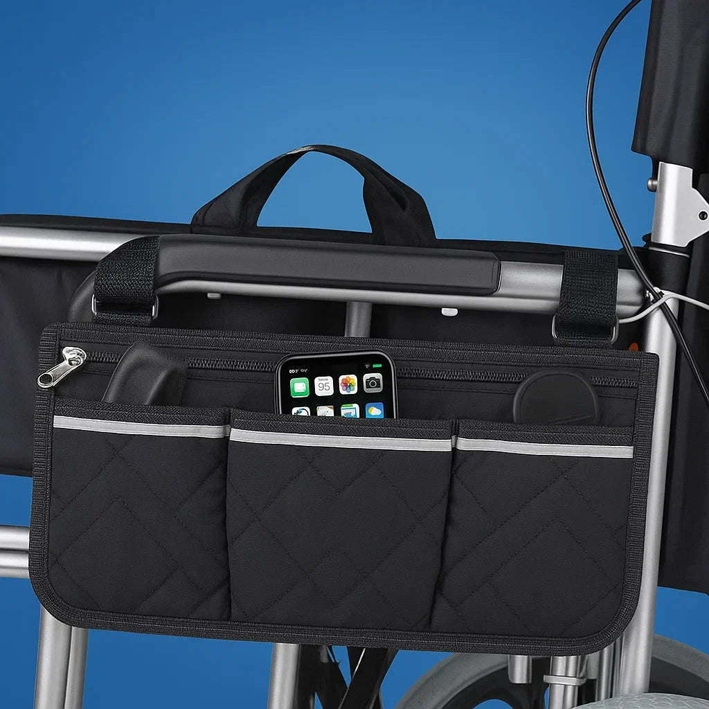 Quick-Access Storage – Reflective Durable Fabric – Daily Independence Bowlift by Bowlift