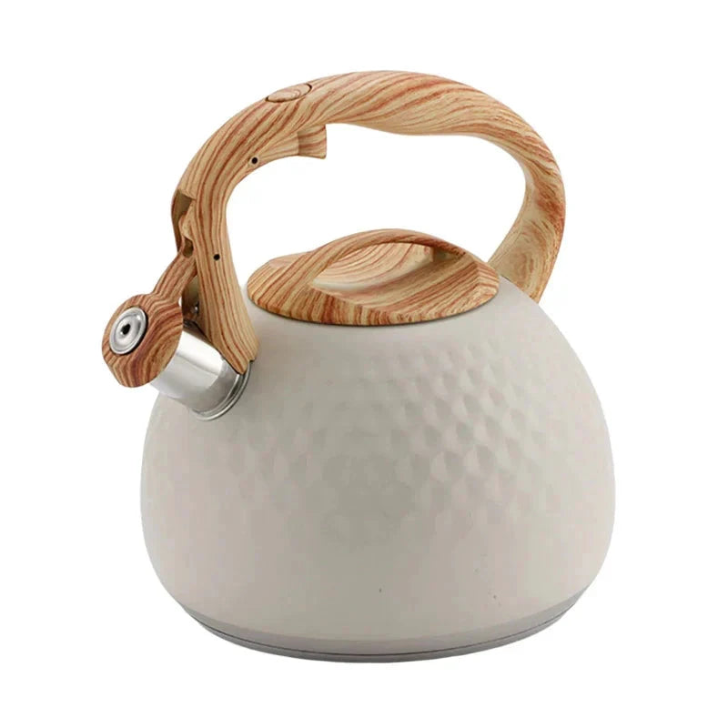 Tea kettle with Anti-Scald Handle Stainless Steel Whistling Kettle by Bowlift
