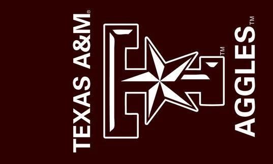 Texas A&M Aggies banner ,3x5ft NCAA Texas A&M University flag,100% polyester by flagsshop