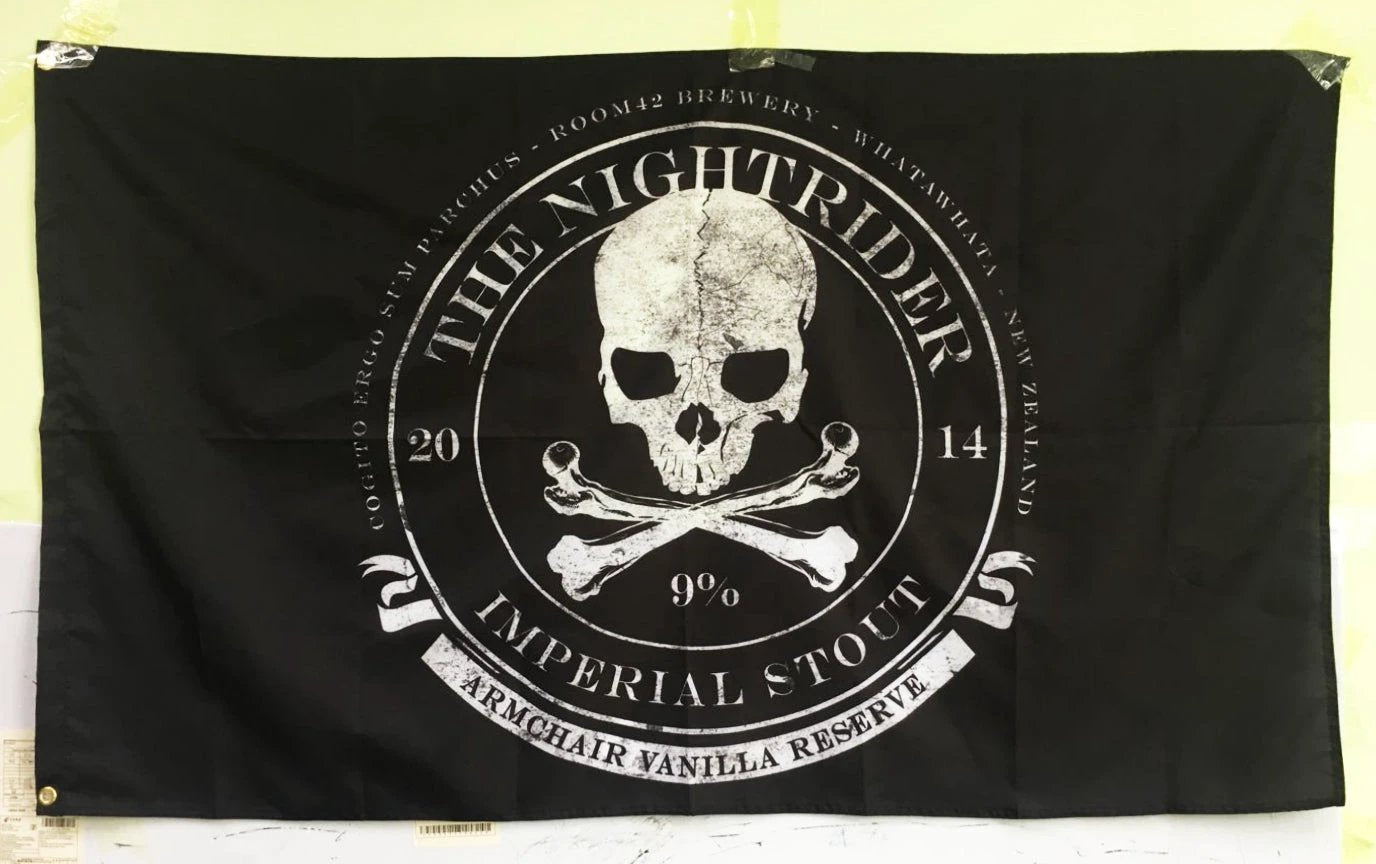 The Nightrider Flag-3x5 FT Imperial Stout Banner-100% polyester by flagsshop
