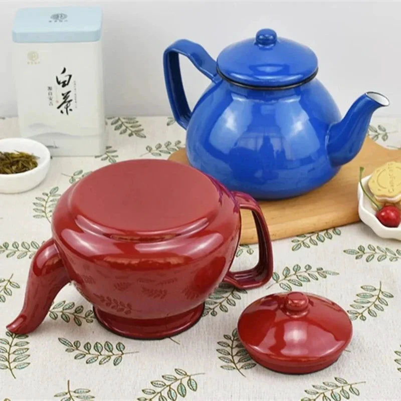 Thickened Enamel Boiling Kettle Induction Gas Stoves Teapot Coffee Pot by Bowlift