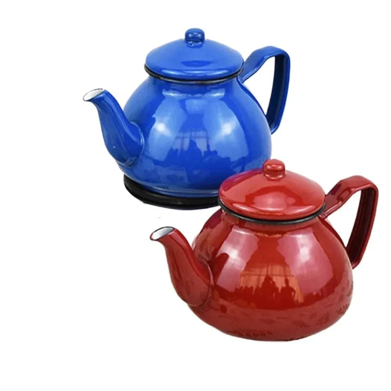 Thickened Enamel Boiling Kettle Induction Gas Stoves Teapot Coffee Pot by Bowlift