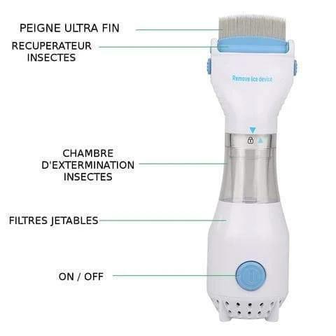 Electric comb for lice control by Bowlift