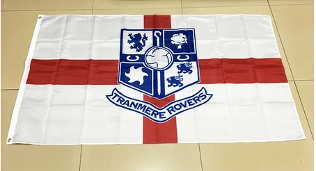 Tranmere Rovers Flag-3x5 FT Impala Flag Banner-100% polyester by flagsshop