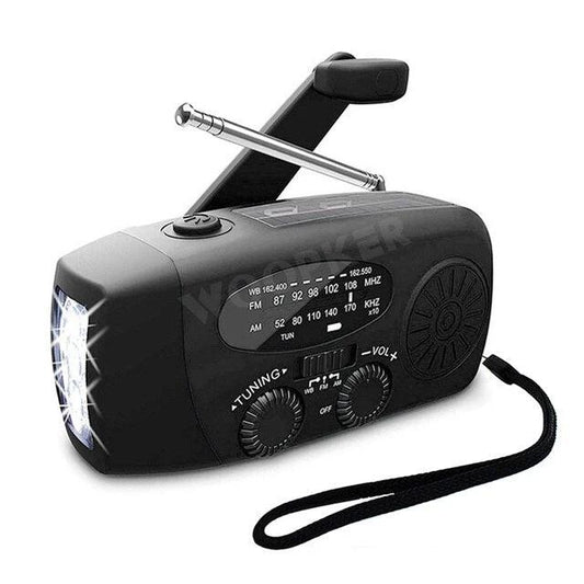 All-in-One Emergency Radio with Solar Power & Power Bank – Be Prepared Anytime, Anywhere by BowLift