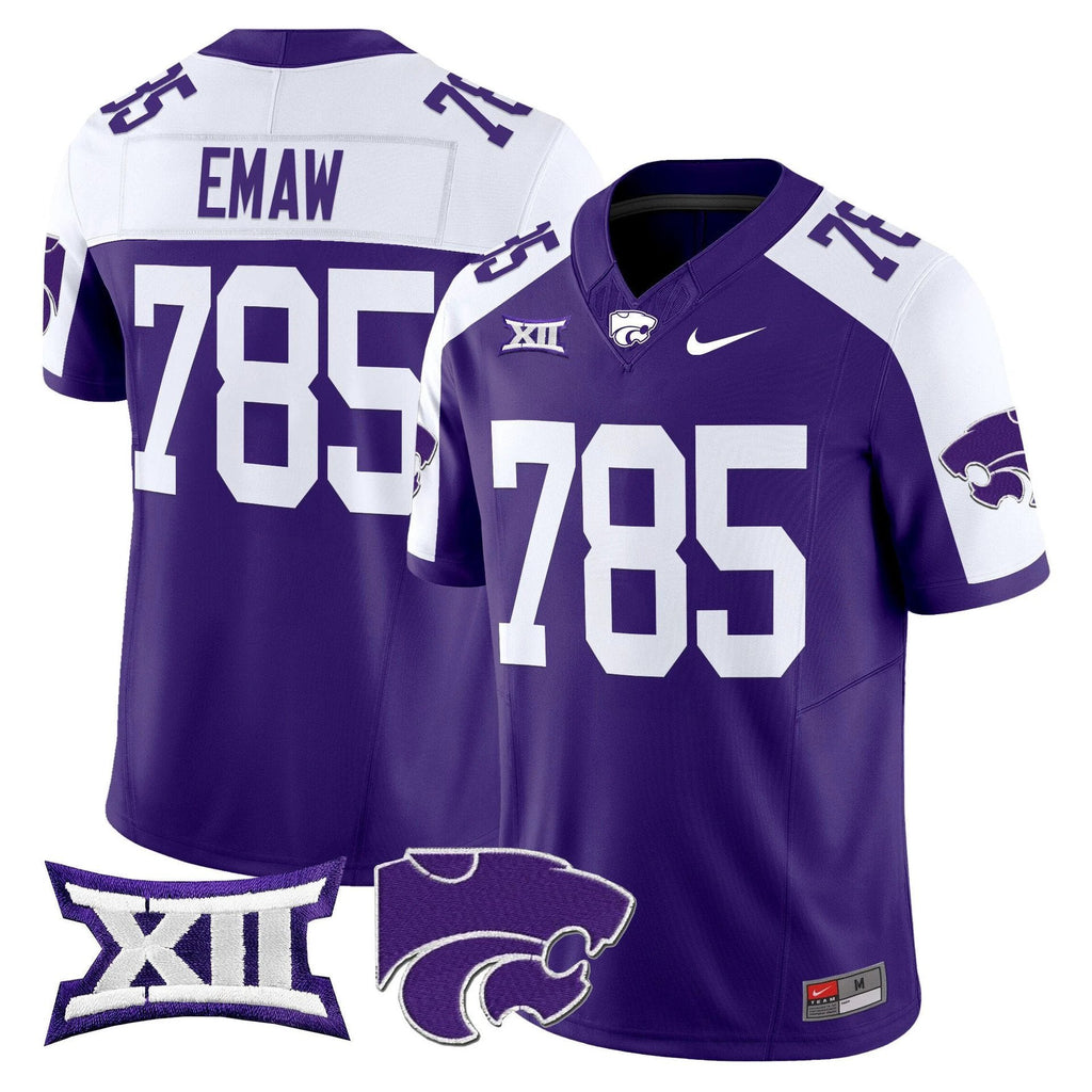 EMAW Jersey #785 Kansas State Wildcats 2025 Limited Stitched Purple Alternate by My Store
