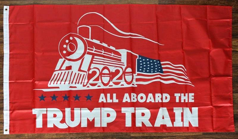 Trump Train Flag -3X5 ft - Trump Flag Banner by flagsshop