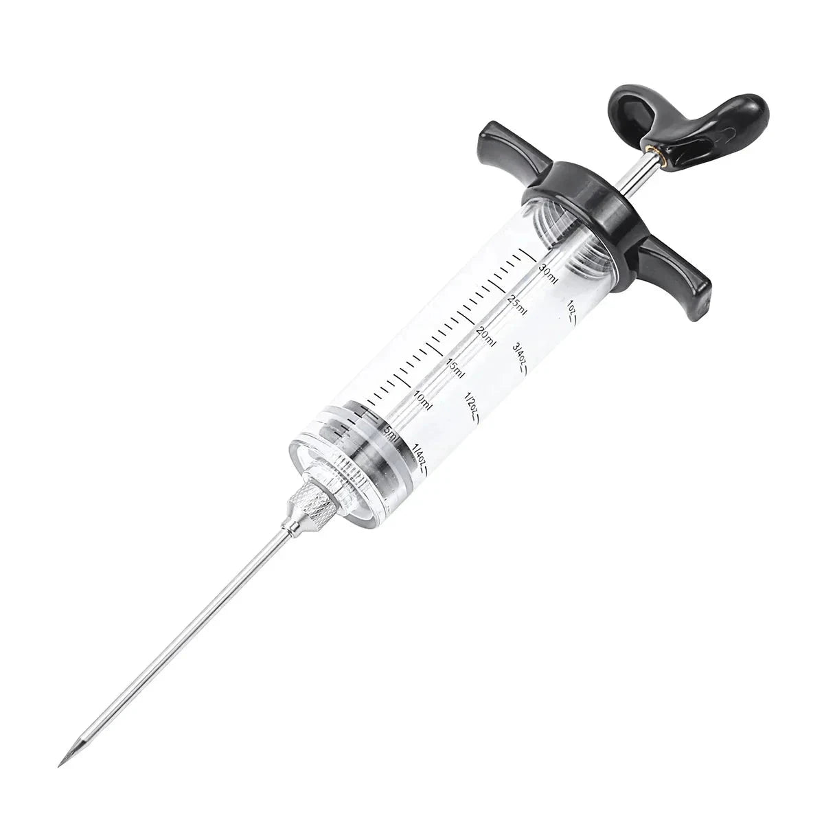 Turkey Meat Injector Syringe with 3 Marinade Injector Needles by Bowlift