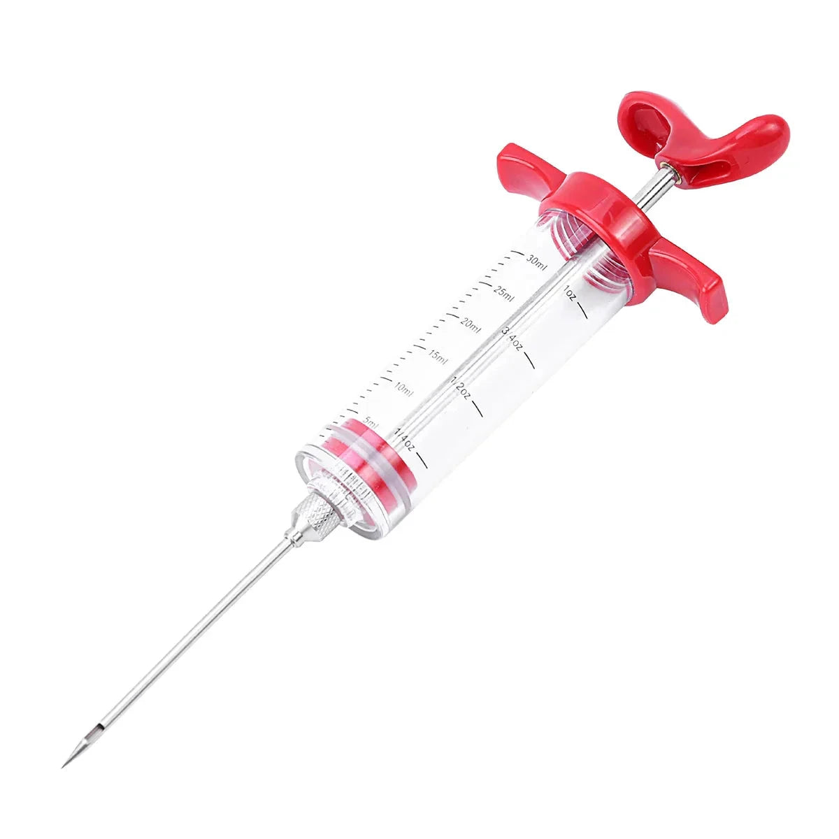 Turkey Meat Injector Syringe with 3 Marinade Injector Needles by Bowlift