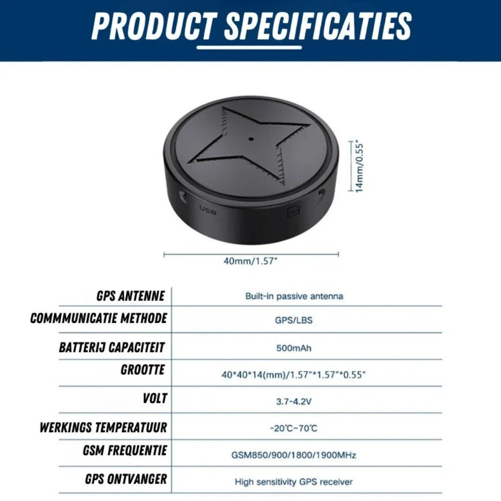 Ultratrack Strong Magnetic GPS Tracker by Bowlift