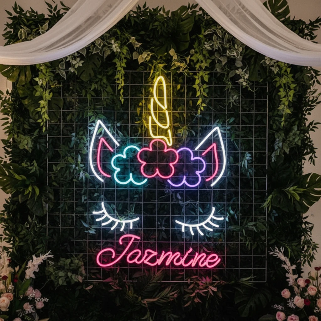 Personalized Cool Unicorn Led Sign Unique Gift by Neonchics
