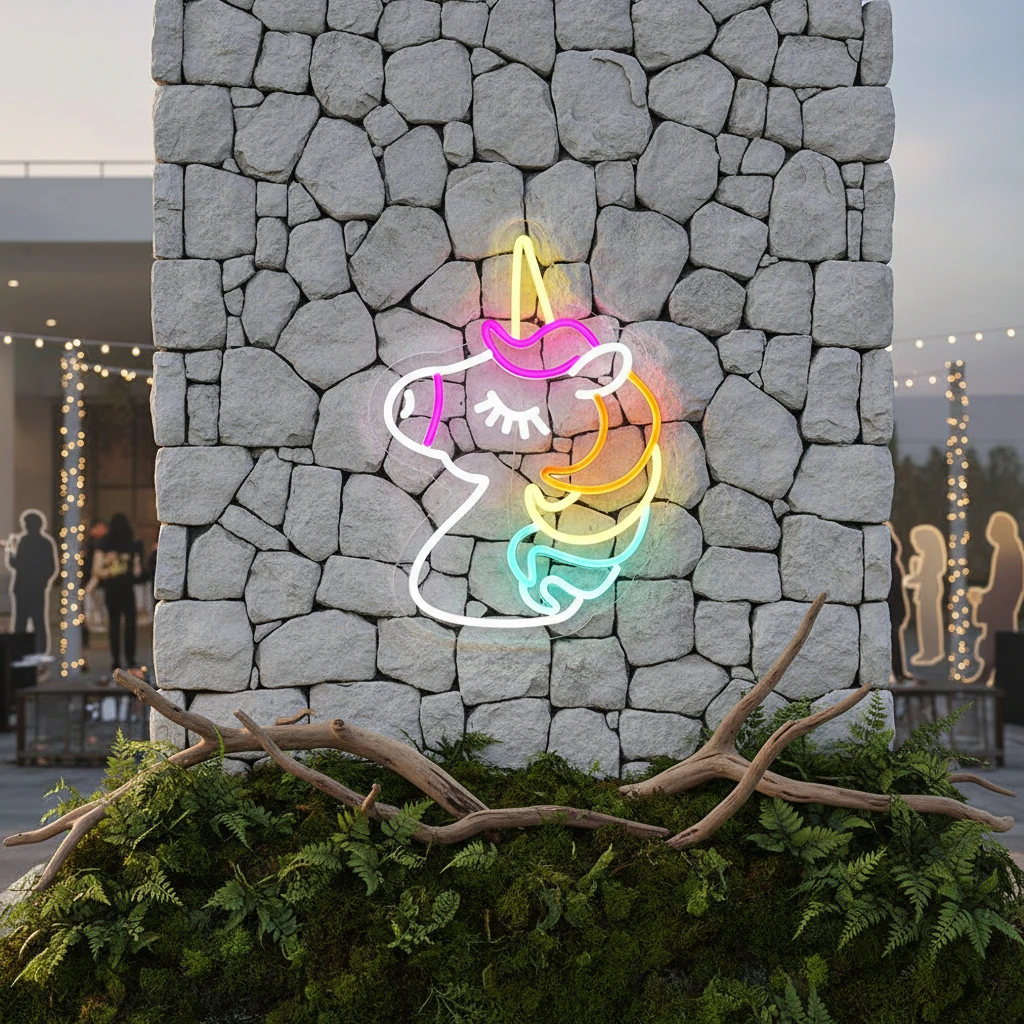 Unicorn Led Neon Sign Home Decor Kids Gift by Neonchics