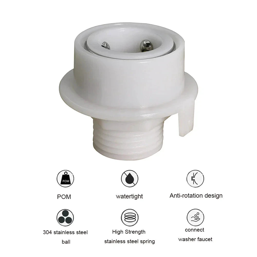 Universal Water Faucet Hose Connector Quick Connect Fitting Tap Adapter by Bowlift