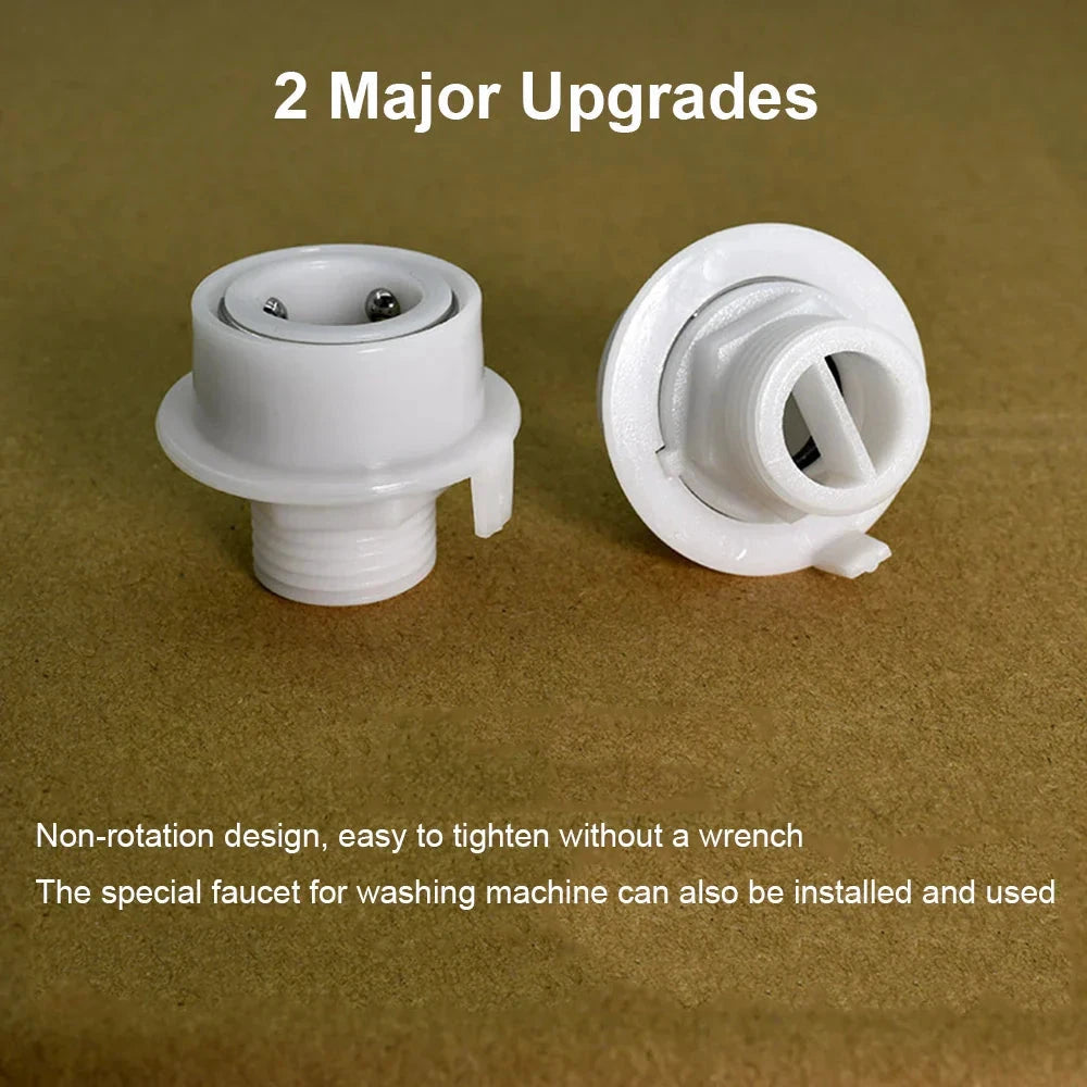 Universal Water Faucet Hose Connector Quick Connect Fitting Tap Adapter by Bowlift