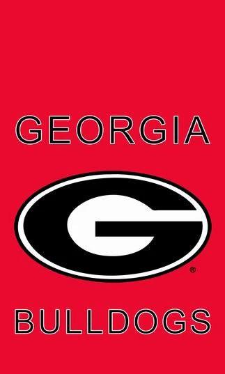 Georgia Bulldogs Flag 3x5ft NCAA University of Georgia Banner 100% polyster by flagsshop