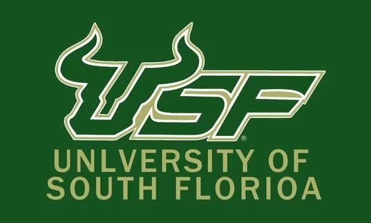 USF Flag NCAA University of south Florida Flag 3ft x 5ft South Florida Bulls Polyester Banner 150* 90cm by flagsshop