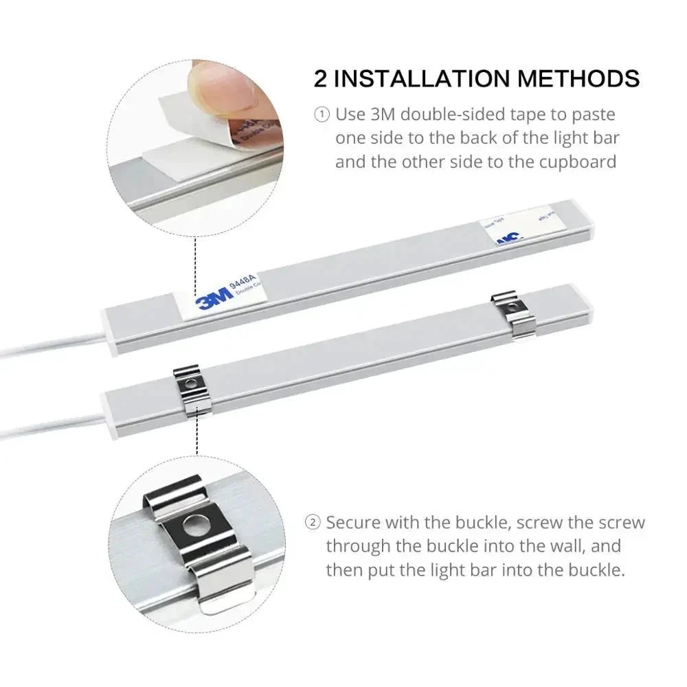 USB LED Bar Light Strip 5V Hand Scan Motion Sensor Kitchen Lamp by Bowlift
