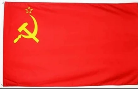 USSR Flag -3x5 FT Red Communist Flags Banner-100% polyester by flagsshop