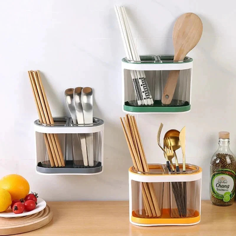 Utensil Holder Cutlery Drainer Kitchen Storage Dish Drainer Rack by Bowlift